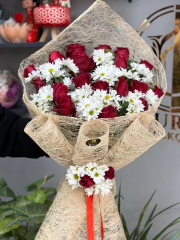 Papatya Gül Buketi