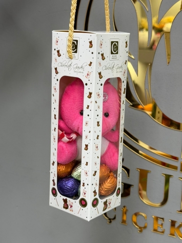 Kutu İçinde Ayıcık & Badem Çikolata